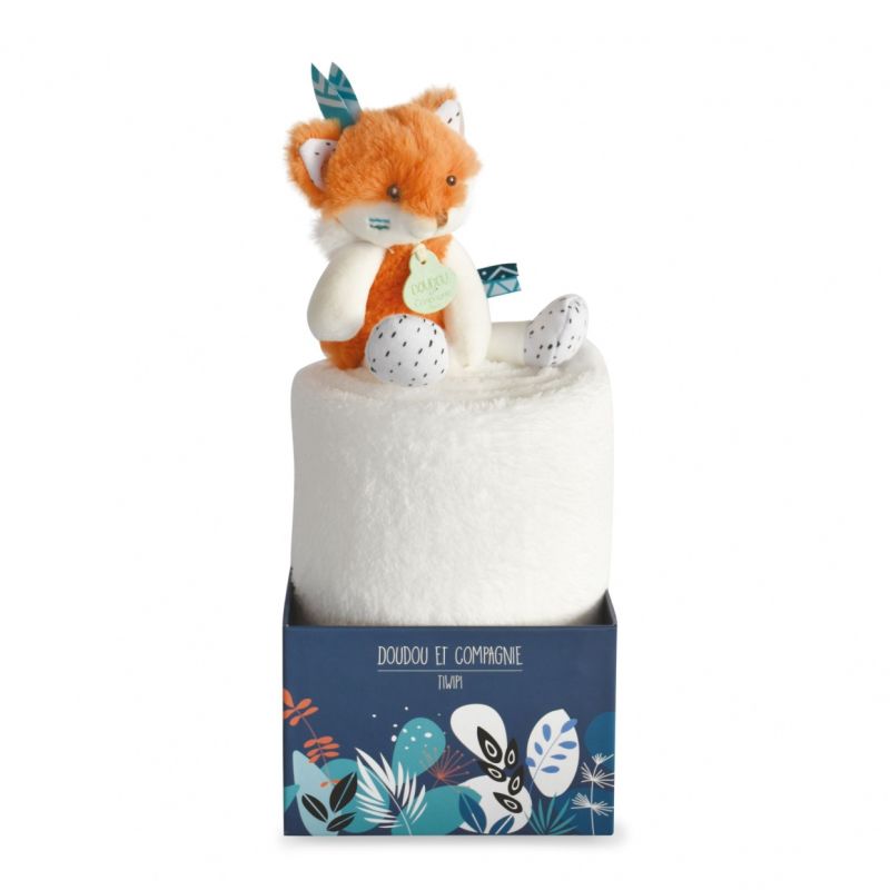 Tiwipi - blanket with comforter fox 100 x 70 cm 